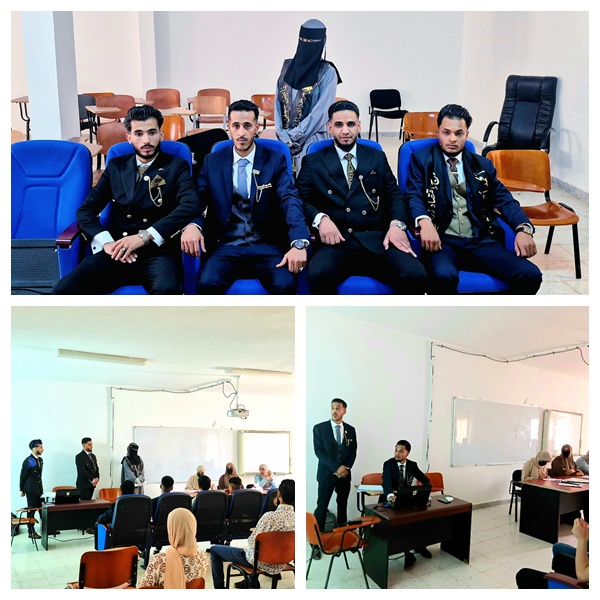 متابعة مناقشة مشاريع التخرج لفصل الربيع 2024-2025م .