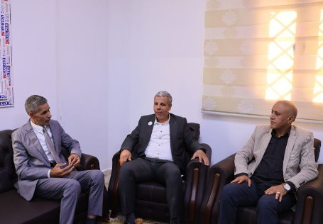 مناقشة سبل التعاون بين جامعة سرت والمركز الليبي العالي للتدريب والإنتاج