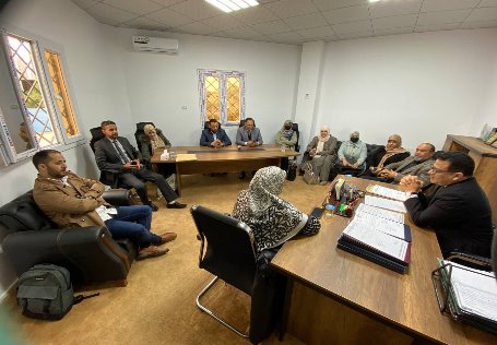 فريق ضمان الجودة لكلية الطب البشري يصل جامعة سرت ويبدء أعماله