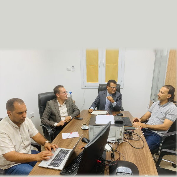 اجتماع متابعة برنامج المستودع الرقمي D-Space بالجامعة