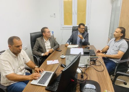 اجتماع متابعة برنامج المستودع الرقمي D-Space بالجامعة