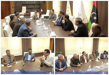 جامعة بني وليد تطّلع على آلية تنظيم العمل الإداري بجامعة سرت