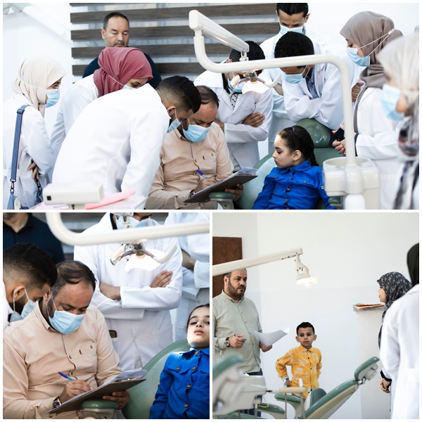 تدريبات سريرية في مادة طب أسنان الأطفال لطلاب السنة الرابعة