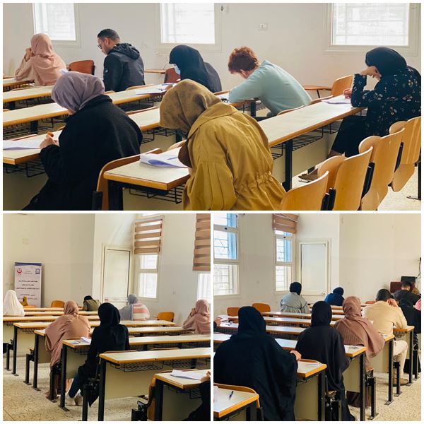 عُقد اليوم الخميس 23 مارس الامتحان النصفي في مادة الاستعاضة السنية المتحركة لطلبة السنة الثانية.