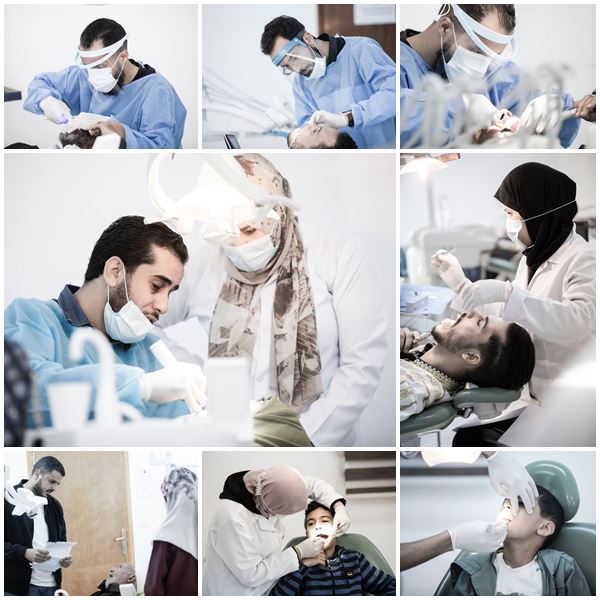 استئناف العمل بمجمع عيادات الأسنان التعليمية  وتفعيل عمل جمع الأقسام 