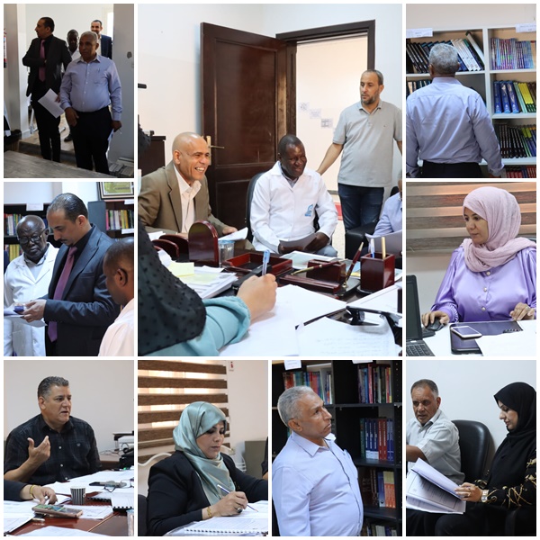 تواصل عمل فريق التدقيق بكلية طب الأسنان